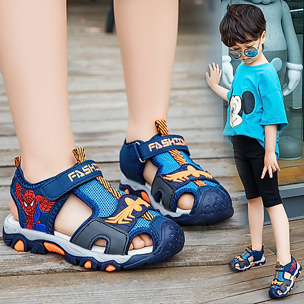 Sandal bé trai siêu nhân spiderman 3 - 12 tuổi năng động và cá tính ST44