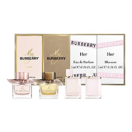 Giftset nước hoa mini Burberry ( 4 chai )