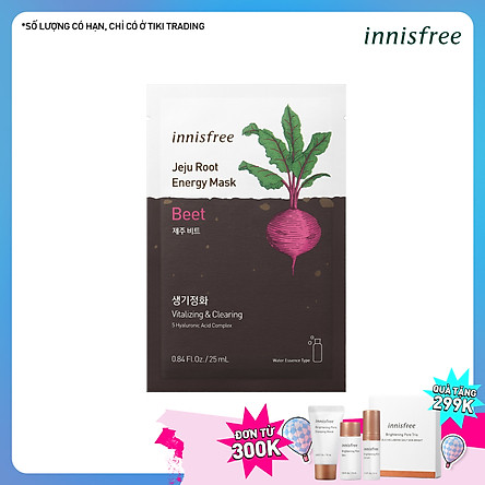 Mặt nạ dưỡng ẩm da Innisfree Jeju Root Energy Mask 25ml