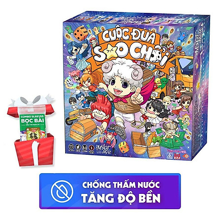 Combo Boardgame Lớp Học Mật Ngữ - Cuộc Đua Sao Chổi và 100 sleeves bọc bài