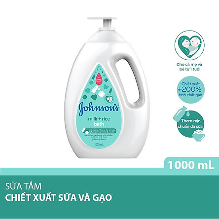 Sữa tắm Johnson's Baby chứa sữa và gạo (1000ml)