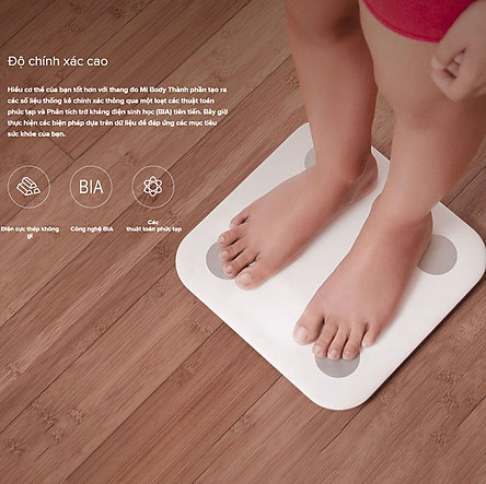 Cân điện tử thông minh Xiaomi Body Composition Scale 2 - Chính hãng