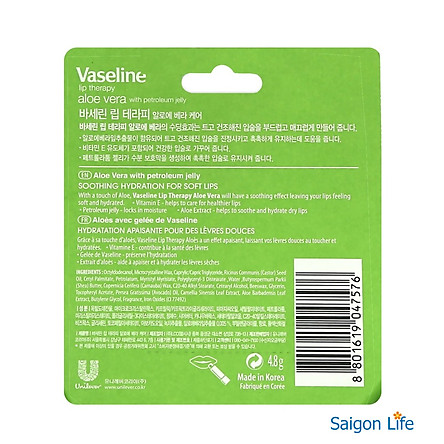 Son Dưỡng Môi Vaseline Lip Therapy 4.8g 