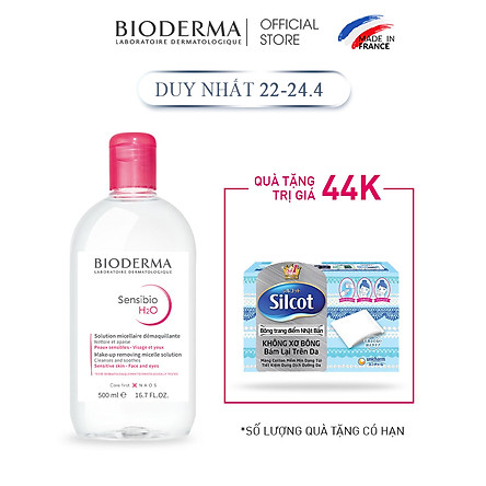 Dung Dịch Làm Sạch Và Tẩy Trang Công Nghệ Micella Bioderma Sensibio H2O - 500ml