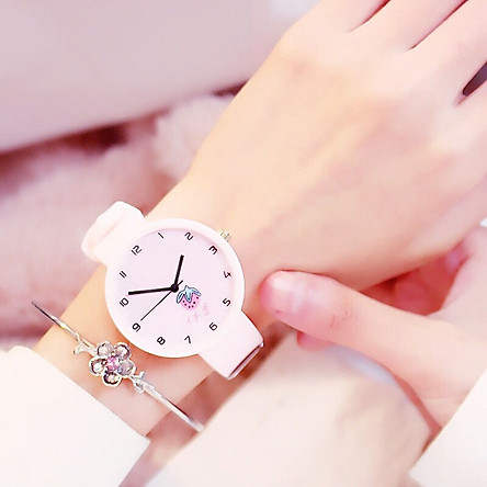 Đồng hồ nữ trái dâu Nhật Bản 4 màu thời trang