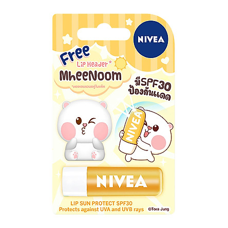 Son Dưỡng Môi Chống Nắng Nivea Lip Sun Protect SPF30 - Tặng Kèm Ốp Son - 85133