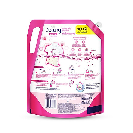 Nước Giặt Downy Vườn Hoa Thơm Ngát Dạng Túi 2.15KG