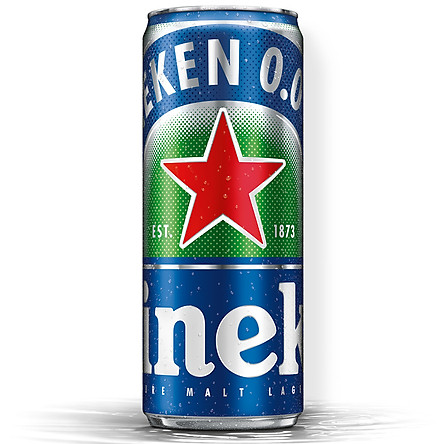 Thùng 24 lon bia không cồn Heineken 0.0 (330ml/lon)