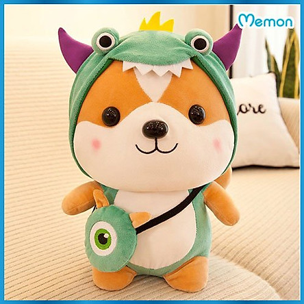 Gấu bông chó Shiba cosplay 25cm cao cấp - Hàng chính hãng Memon - Đồ chơi thú nhồi bông chó Shiba cosplay, Kích thước 25cm, Bông gòn mềm mịn, bền đẹp, dễ sử dụng và an toàn cho trẻ nhỏ.