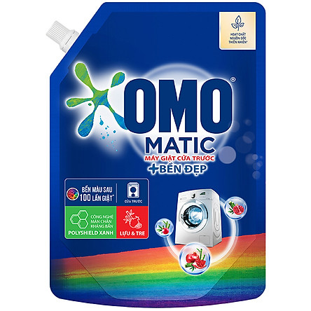 Túi Nước Giặt Omo Matic Bền Đẹp Cửa Trước 2.0Kg