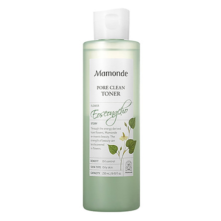 Nước Cân Bằng Làm Sạch Dầu Nhờn Và Ngăn Ngừa Mụn Mamonde Pore Clean Toner (250ml) 110651163