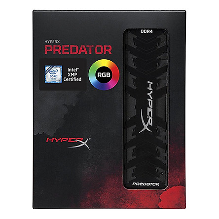 Bộ 2 Thanh RAM PC Kingston 16GB HyperX Predator (2 x 8GB) DDR4 RGB 3200MHz HX432C16PB3AK2/16 - Hàng Chính Hãng