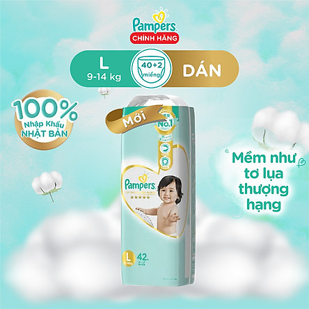 Tã Dán Pampers Nội Địa Nhật Bản NB70/S64/M52/L42