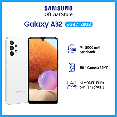 Điện thoại Samsung Galaxy A32-Hàng Chính Hãng