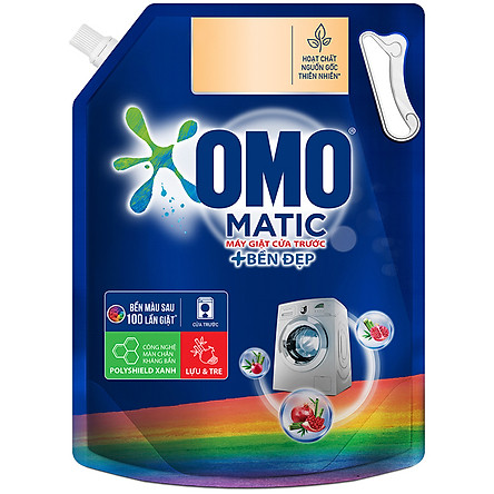 Túi Nước Giặt Omo Matic Bền Đẹp Cửa Trước 3.7Kg