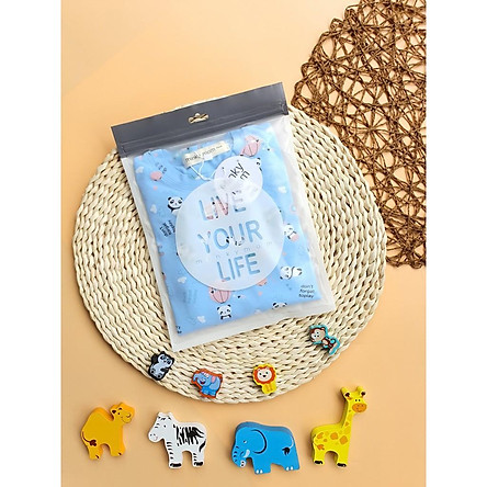 Bộ Cotton (mẫu3) Minky mom in hình ngộ nghĩnh cho bé trai và bé gái (5-18kg)