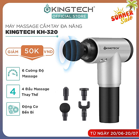 Máy Massage Cầm Tay KINGTECH KH-320 - 6 Cấp Độ, Hỗ Trợ Mát Xa Chuyên Sâu, Giảm Đau Cơ, Cứng Khớp - Quà Tặng Cho Sức Khỏe