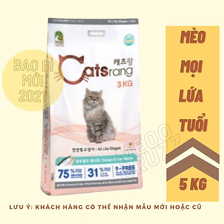 THỨC ĂN CHO MÈO MỌI LỨA TUỔI CATSRANG 3KG