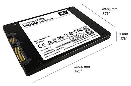 Ổ Cứng SSD WD Green 240GB 3D NAND - WDS240G2G0A - Hàng Chính Hãng