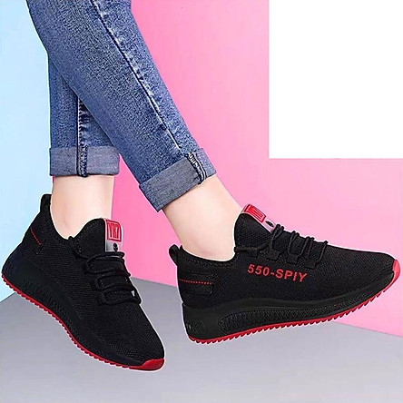 Giầy sneaker nữ phong cách thể thao buộc dây 202