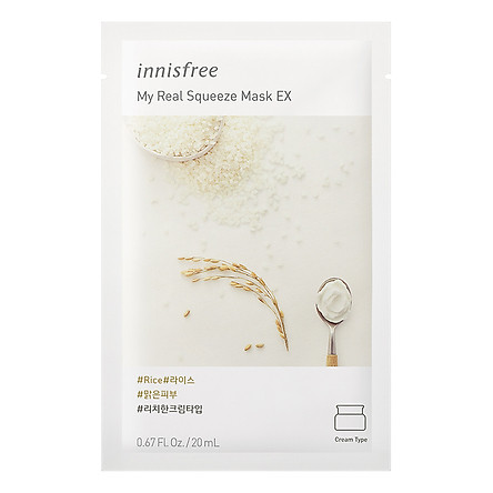 Mặt Nạ Giấy Innisfree My Real Squeeze Mask 20ml
