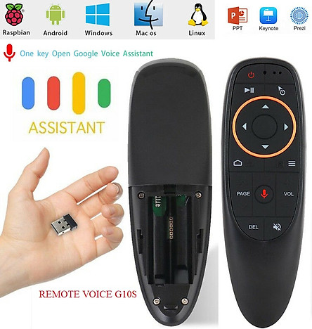 Điều Khiển Bluetooth, Chuột Bay, Tìm Kiếm Giọng Nói Air Mouse Remote Voice G10S, Tìm kiếm nội dung bằng giọng nói - Hàng Nhập Khẩu