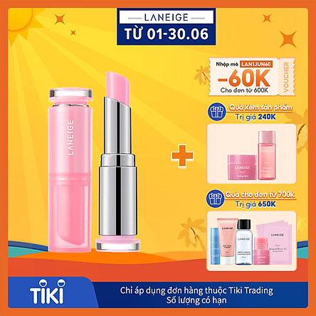 Son dưỡng có màu Laneige Stained Glow Lip Balm (3g)