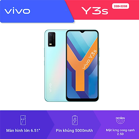 Điện Thoại Vivo Y3s (2GB/32GB) - Hàng Chính Hãng