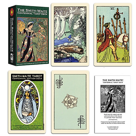 Bộ Bài Tarot The Smith-Waite Tarot Centennial Edition Pamela Colman Smith Commemorative Cao Cấp kèm quà tặng