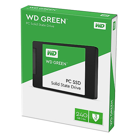 Ổ Cứng SSD WD Green 240GB 3D NAND - WDS240G2G0A - Hàng Chính Hãng