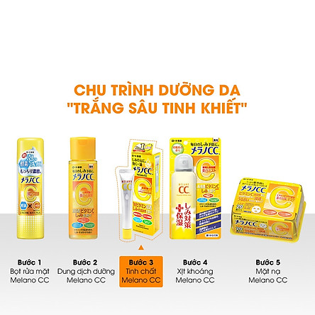 Tinh Chất Dưỡng Trắng Da Chống Thâm Nám Melano CC Whitening Essence (20ml)