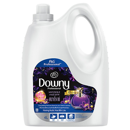 Nước Xả Vải Downy Hương Nước Hoa Quyến Rũ (Huyền Bí) 4L (Dạng chai)