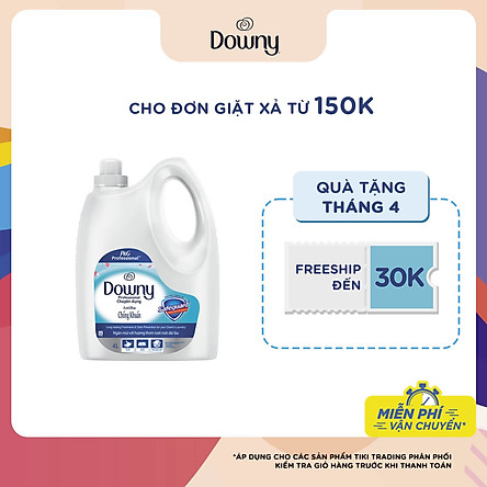 Nước Xả Vải Downy Chống Khuẩn Ngăn Mùi Hôi 4L (Dạng chai)