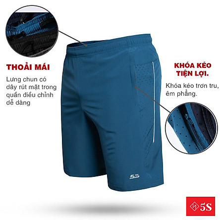 Quần Short Gió Nam Thể Thao 5S (QSG21010) Trẻ Trung, Năng Động, Nam Tính