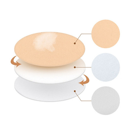 Mút tròn tán kem nền, phấn nước BB Cushion Hàn Quốc