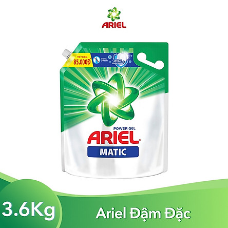 Nước Giặt Ariel Đậm Đặc Dạng Túi 3.6kg