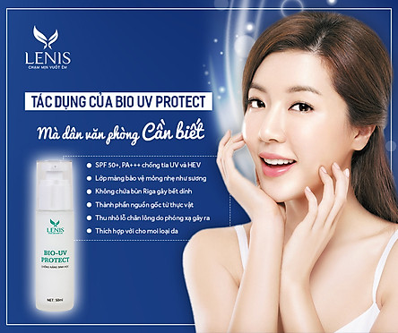 Kem Chống Nắng Không Nhờn Rít Kiềm Dầu Mỏng Nhẹ Khô Thoáng Chống Nắng Sinh Học Bio UV Protect SPF 50+, PA+++/Oil Free