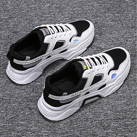 Giày nam, giày sneaker thể thao nam phản quang tăng chiều cao đế đôn 5cm mẫu mới phong cách trẻ QA346