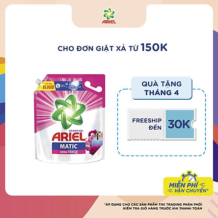 Nước Giặt Ariel Hương Downy Túi 3.2Kg