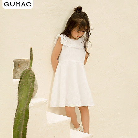 Đầm váy bé gái DKA1089 GUMAC thiết kế  cổ thủy thủ