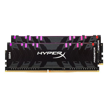 Bộ 2 Thanh RAM PC Kingston 16GB HyperX Predator (2 x 8GB) DDR4 RGB 3200MHz HX432C16PB3AK2/16 - Hàng Chính Hãng