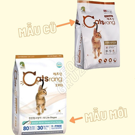 Thức Ăn Hạt Catsrang Cho Mèo Mọi Lứa Tuổi - 2Kg