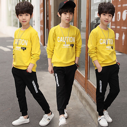 Mua Online Bộ Quần Áo Mùa Đông Bé Trai 5- 15 Tuổi - M71112 | Khuyến Mãi Giá  Rẻ 290.000 Đ