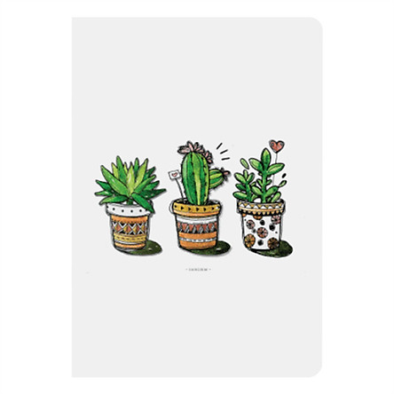 Sá»• Tay Mini Cute Cactus Monosketch 14 X 9 Cm Tiki