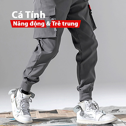 Quần thể thao nam jogger kaki mã TT33 thô túi hộp kiểu bó ống Hàn Quốc chất vải đẹp ống dài