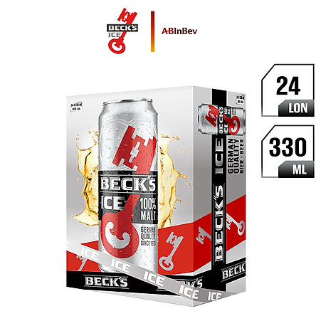 Thùng 24 Lon Bia Beck's Ice (330ml / Lon)