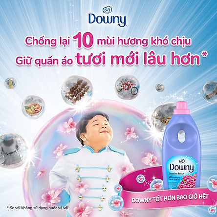  Nước xả vải Downy Hương Nắng mai 4L (Dạng chai)