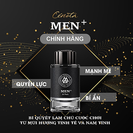 Nước hoa nam Cenota Men plus cao cấp 100ml Chính Hãng Mạnh Mẽ Quyền Lực