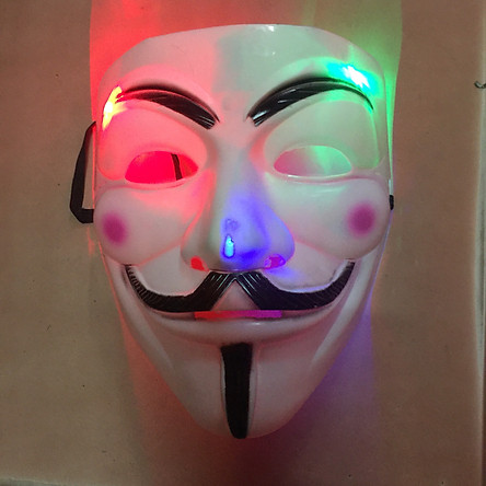 Mặt Nạ Hacker hóa trang có đèn Led