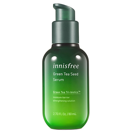 Tinh chất dưỡng ẩm cô đặc từ trà xanh và dầu hạt trà xanh tươi Jeju Innisfree The Green Tea Seed Serum 80ml - NEW